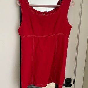 Urban Outfitters Red Canvas Dress